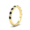 Load image into Gallery viewer, 0.75-ct-french-pave-round-black-diamond-stackable-band-in-yellow-gold-FD8370GBLACKANGLE2-0.75CT-NL-YG.jpg