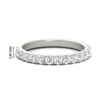 Load image into Gallery viewer, 0.75-ct-french-pave-round-diamond-stackable-band-in-white-gold-FD8370-0.75CT-NL-WG-HW.jpg
