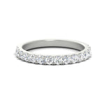 Load image into Gallery viewer, 0.75-ct-french-pave-round-diamond-stackable-band-in-white-gold-FD8370-0.75CT-NL-WG.jpg
