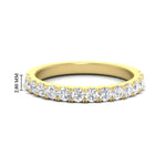 Load image into Gallery viewer, 0.75-ct-french-pave-round-diamond-stackable-band-in-yellow-gold-FD8370-0.75CT-NL-YG-HW.jpg
