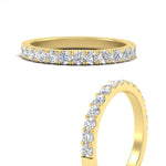 Load image into Gallery viewer, 0.75-ct-french-pave-round-diamond-stackable-band-in-yellow-gold-FD8370ANGLE3-0.75CT-NL-YG.jpg
