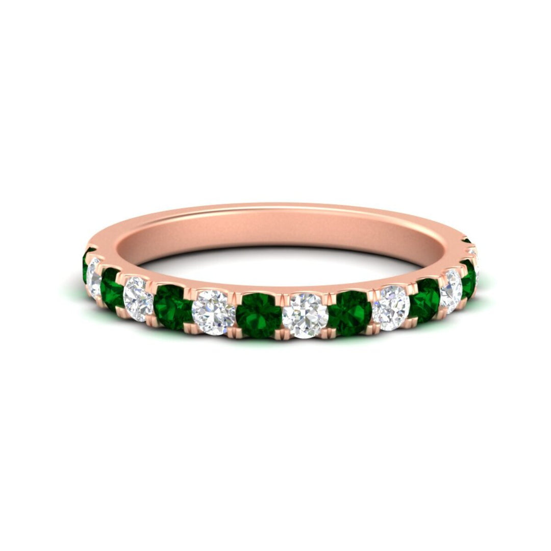 0.75-ct-french-pave-round-emerald-stackable-band-in-rose-gold-FD8370GEMGR-0.75CT-NL-RG.jpg