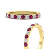 Load image into Gallery viewer, 0.75-ct-french-pave-round-pink-sapphire-stackable-band-in-yellow-gold-FD8370GSADRPIANGLE3-0.75CT-NL-YG.jpg