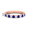 Load image into Gallery viewer, 0.75-ct-french-pave-round-sapphire-stackable-band-in-rose-gold-FD8370GSABL-0.75CT-NL-RG-HW.jpg