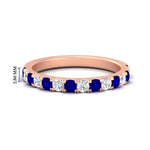 Load image into Gallery viewer, 0.75-ct-french-pave-round-sapphire-stackable-band-in-rose-gold-FD8370GSABL-0.75CT-NL-RG-HW.jpg
