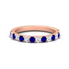 Load image into Gallery viewer, 0.75-ct-french-pave-round-sapphire-stackable-band-in-rose-gold-FD8370GSABL-0.75CT-NL-RG.jpg