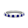 Load image into Gallery viewer, 0.75-ct-french-pave-round-sapphire-stackable-band-in-white-gold-FD8370GSABL-0.75CT-NL-WG.jpg