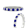 Load image into Gallery viewer, 0.75-ct-french-pave-round-sapphire-stackable-band-in-white-gold-FD8370GSABLANGLE3-0.75CT-NL-WG.jpg