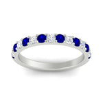 Load image into Gallery viewer, 0.75-ct-french-pave-round-sapphire-stackable-band-in-white-gold-FD8370GSABLANGLE5-0.75CT-NL-WG.jpg
