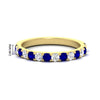 Load image into Gallery viewer, 0.75-ct-french-pave-round-sapphire-stackable-band-in-yellow-gold-FD8370GSABL-0.75CT-NL-YG-HW.jpg