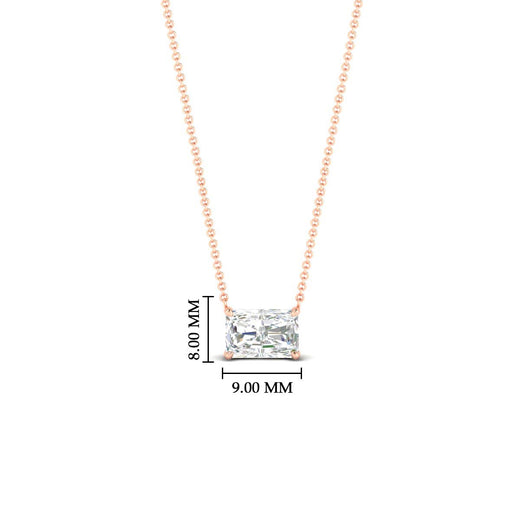 0.75-ct-horizontal-radiant-cut-diamond-solitaire-pendant-necklace-in-rose-gold-fdpd10700raangle1-0.75ct-nl-rg-hw