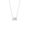 Load image into Gallery viewer, Horizontal Radiant Diamond Solitaire Pendant