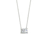 Load image into Gallery viewer, Horizontal Radiant Diamond Solitaire Pendant
