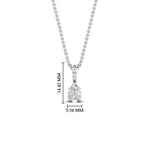 Load image into Gallery viewer, Pear Shaped Pavé Diamond Bail Pendant