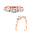 Load image into Gallery viewer, 0.75-ct-pear-diamond-five-stone-anniversary-band-in-rose-gold-fdwb8008peangle3-0.75ct-nl-rg.jpg