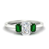 Load image into Gallery viewer, 0.75-ct-radiant-cut-three-stone-emerald-engagement-ring-in-white-gold-fdenr9299ragemgrsleep-0.75ct-nl-wg.jpg