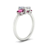 Load image into Gallery viewer, 0.75-ct-radiant-cut-three-stone-pink-sapphire-engagement-ring-in-white-gold-fdenr9299ragsadrpiangle2-0.75ct-nl-wg.jpg