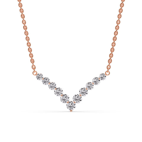 0.75-ct-round-diamond-V-graduated-necklace-in-rose-gold-FDNK8068ANGLE1-0.75-CT-NL-RG