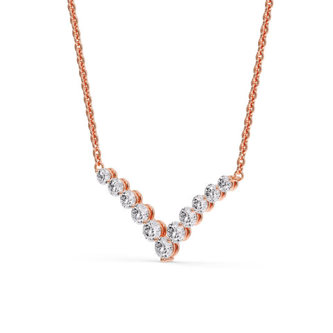 0.75-ct-round-diamond-V-graduated-necklace-in-rose-gold-FDNK8068ANGLE2-0.75-CT-NL-RG