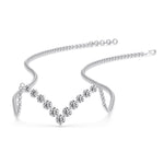 Load image into Gallery viewer, 0.75-ct-round-diamond-V-graduated-necklace-in-FDNK8068ANGLE1-0.75-CT-NL-WG
