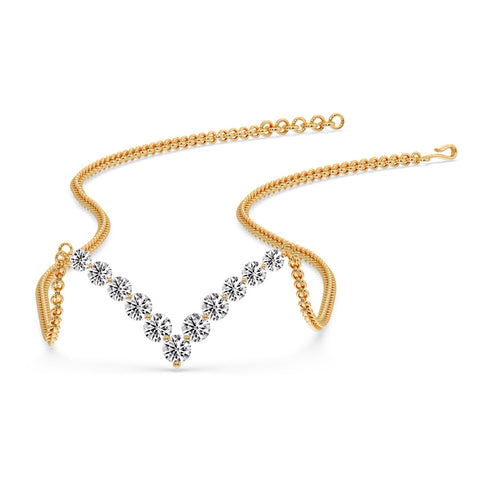 0.75-ct-round-diamond-V-graduated-necklace-in-yellow-gold-FDNK8068-0.75-CT-NL-YG