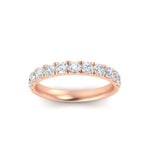 Load image into Gallery viewer, 0.75-ct-round-diamond-half-eternity-anniversary-band-in-rose-gold-FD9331ROBANGLE3-0.75CT-NL-RG
