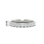 Load image into Gallery viewer, 0.75-ct-round-diamond-half-eternity-anniversary-band-in-white-gold-FD9331ROB-0.75CT-NL-WG-HW
