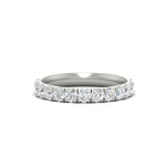 Load image into Gallery viewer, 0.75-ct-round-diamond-half-eternity-anniversary-band-in-white-gold-FD9331ROB-0.75CT-NL-WG
