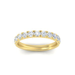 Load image into Gallery viewer, 0.75-ct-round-diamond-half-eternity-anniversary-band-in-yellow-gold-FD9331ROBANGLE3-0.75CT-NL-YG
