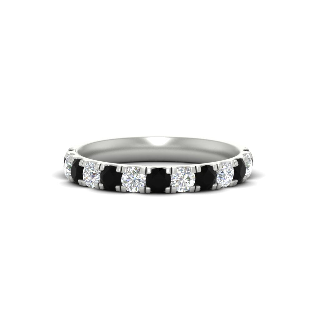 0.75-ct-round-diamond-half-eternity-black-diamond-anniversary-band-in-white-gold-FD9331ROBGBLACK-0.75CT-NL-WG