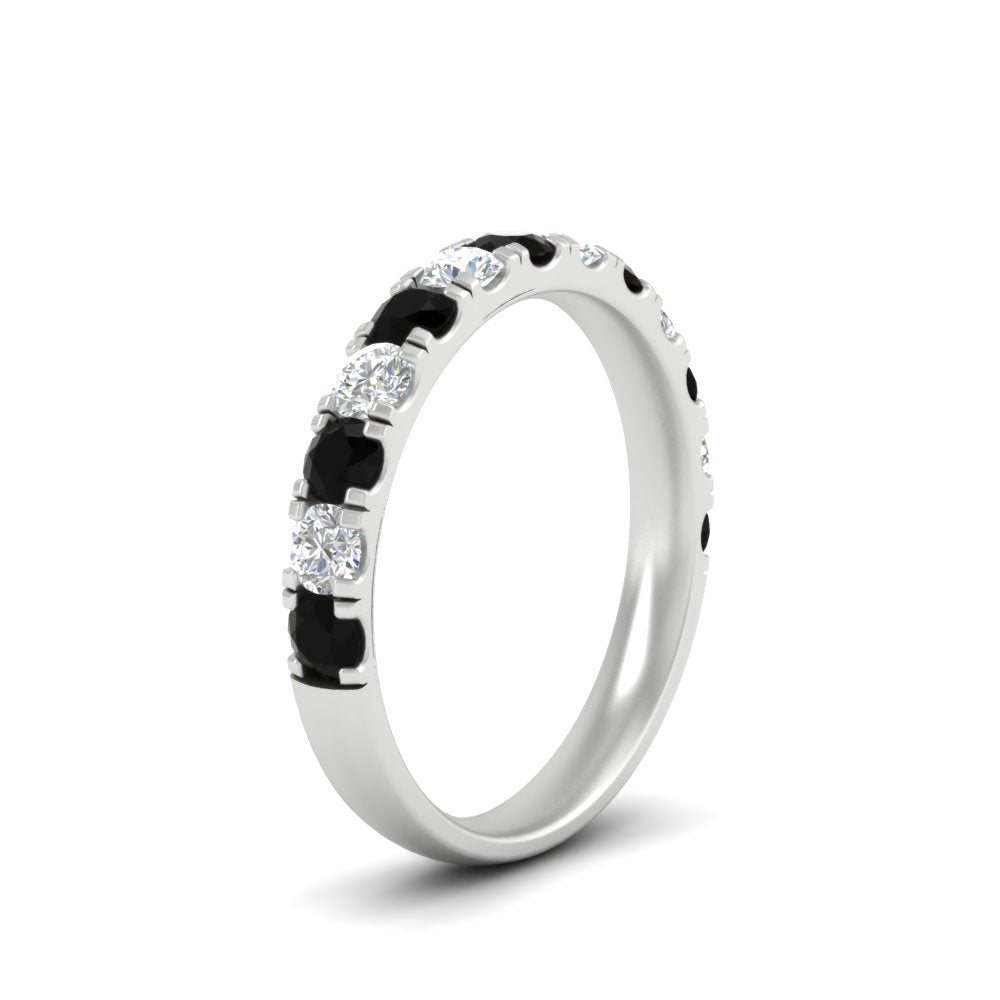 0.75-ct-round-diamond-half-eternity-black-diamond-anniversary-band-in-white-gold-FD9331ROBGBLACKANGLE2-0.75CT-NL-WG
