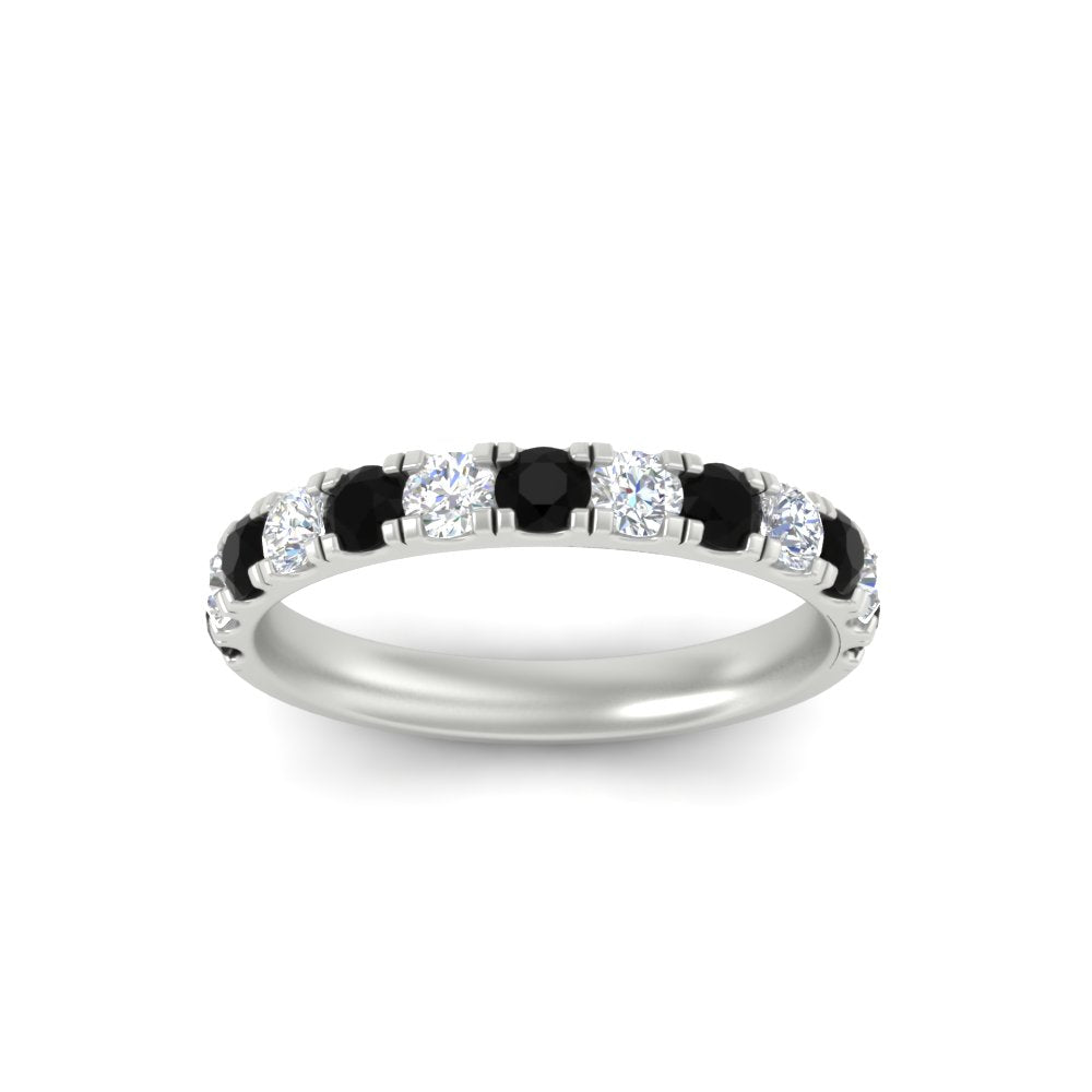 0.75-ct-round-diamond-half-eternity-black-diamond-anniversary-band-in-white-gold-FD9331ROBGBLACKANGLE3-0.75CT-NL-WG