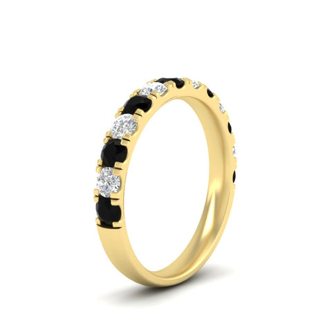 0.75-ct-round-diamond-half-eternity-black-diamond-anniversary-band-in-yellow-gold-FD9331ROBGBLACKANGLE2-0.75CT-NL-YG