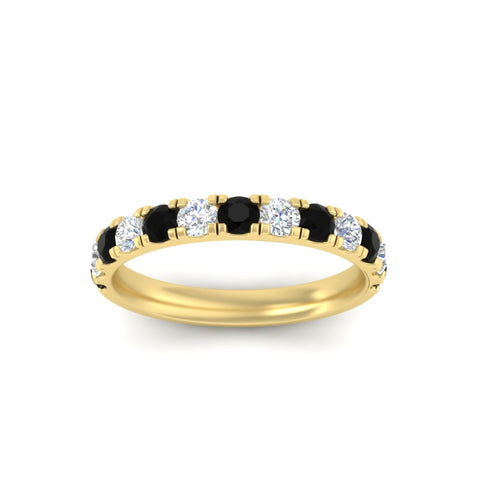 0.75-ct-round-diamond-half-eternity-black-diamond-anniversary-band-in-yellow-gold-FD9331ROBGBLACKANGLE3-0.75CT-NL-YG