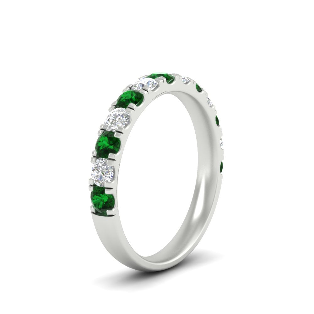 0.75-ct-round-diamond-half-eternity-emerald-anniversary-band-in-white-gold-FD9331ROBGEMGRANGLE2-0.75CT-NL-WG