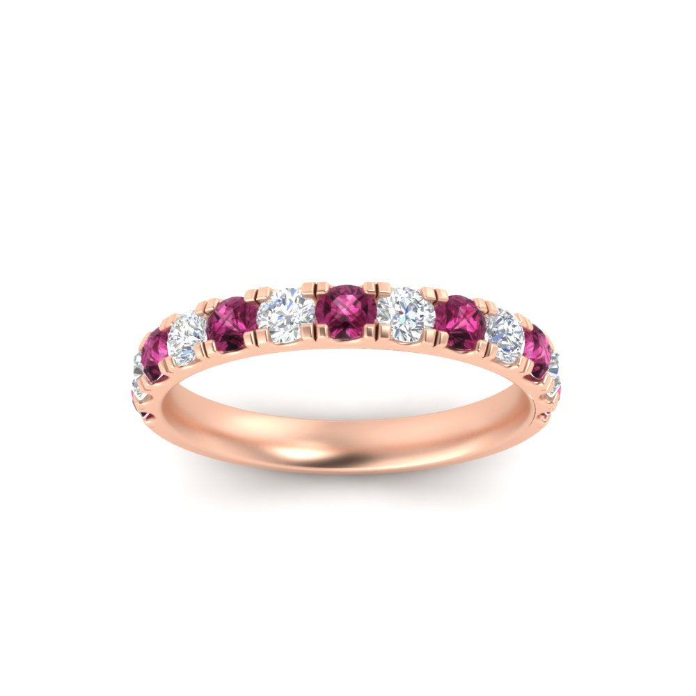 0.75-ct-round-diamond-half-eternity-pink-sapphire-anniversary-band-in-rose-gold-FD9331ROBGSADRPIANGLE3-0.75CT-NL-RG
