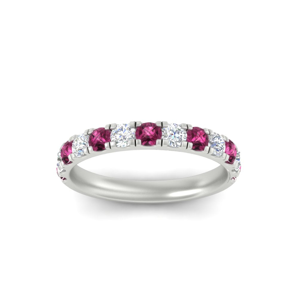 0.75-ct-round-diamond-half-eternity-pink-sapphire-anniversary-band-in-white-gold-FD9331ROBGSADRPIANGLE3-0.75CT-NL-WG