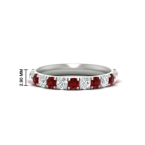 0.75-ct-round-diamond-half-eternity-ruby-anniversary-band-in-white-gold-FD9331ROBGRUDR-0.75CT-NL-WG-HW