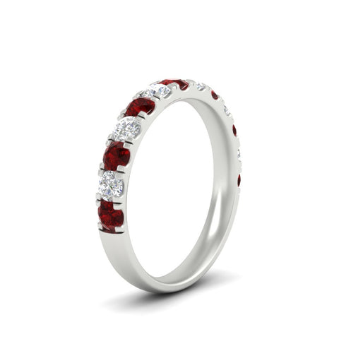 0.75-ct-round-diamond-half-eternity-ruby-anniversary-band-in-white-gold-FD9331ROBGRUDRANGLE2-0.75CT-NL-WG