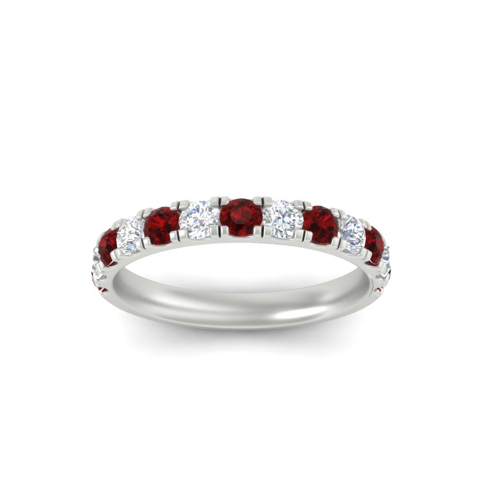 0.75-ct-round-diamond-half-eternity-ruby-anniversary-band-in-white-gold-FD9331ROBGRUDRANGLE3-0.75CT-NL-WG