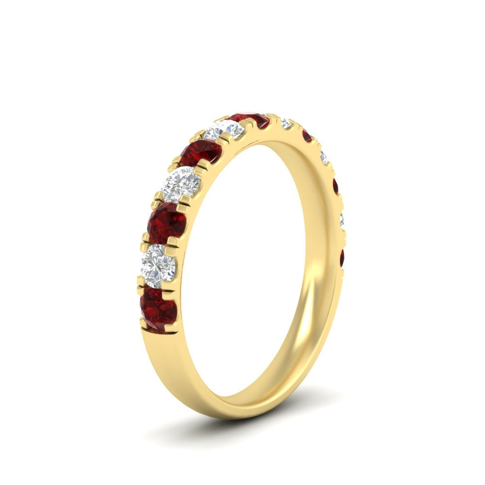 0.75-ct-round-diamond-half-eternity-ruby-anniversary-band-in-yellow-gold-FD9331ROBGRUDRANGLE2-0.75CT-NL-YG
