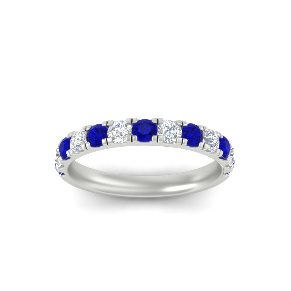 0.75-ct-round-diamond-half-eternity-sapphire-anniversary-band-in-white-gold-FD9331ROBGSABLANGLE3-0.75CT-NL-WG