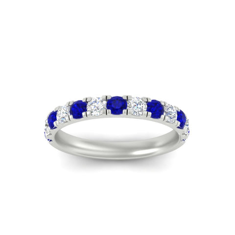0.75-ct-round-diamond-half-eternity-sapphire-anniversary-band-in-white-gold-FD9331ROBGSABLANGLE3-0.75CT-NL-WG