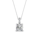 Load image into Gallery viewer, 0.75-ct-asscher-cut-diamond-filigree-pendant-in-FDPD10681AS-0.75CTANGLE2-NL-WG
