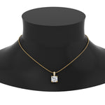 Load image into Gallery viewer, 0.75-ct-asscher-cut-diamond-filigree-pendant-in-FDPD10681AS-0.75CTANGLE2-NL-YG
