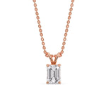 Load image into Gallery viewer, 0.75-ct.-emerald-cut-solitaire-pendant-in-rose-gold-yellow-gold-FDPD8469ANGLE1-EM-0.75-RG.jpg?v=1759468255
