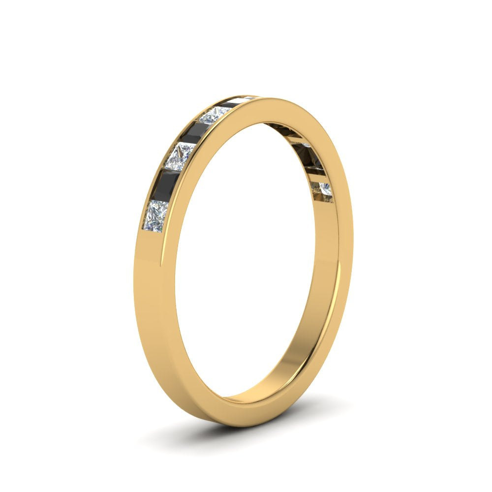 0.75-ct.-princess-cut-channel-wedding-ring-with-black-diamond-in-18K-yellow-gold-FD8382-0.75CTBGBLACKANGLE2-NL-YG