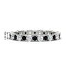 Load image into Gallery viewer, 0.85 Carat Alternating Size Round Diamond Eternity Ring