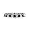 Load image into Gallery viewer, 0.85 Carat Alternating Size Round Diamond Eternity Ring