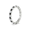 Load image into Gallery viewer, 0.85 Carat Alternating Size Round Diamond Eternity Ring